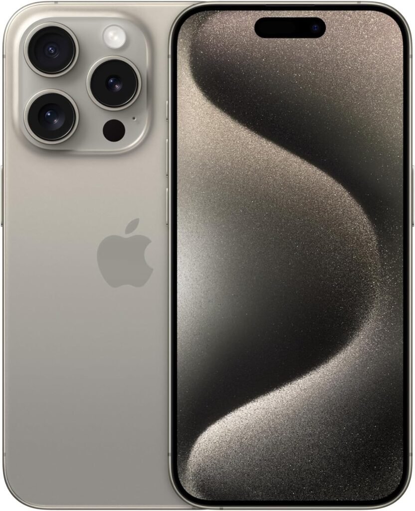 Apple iPhone 15 Pro (128 GB) - Natural Titanium | [Locked] | Boost Infinite plan required starting at $60/mo. | Unlimited Wireless | No trade-in needed to start | Get the latest iPhone every year
